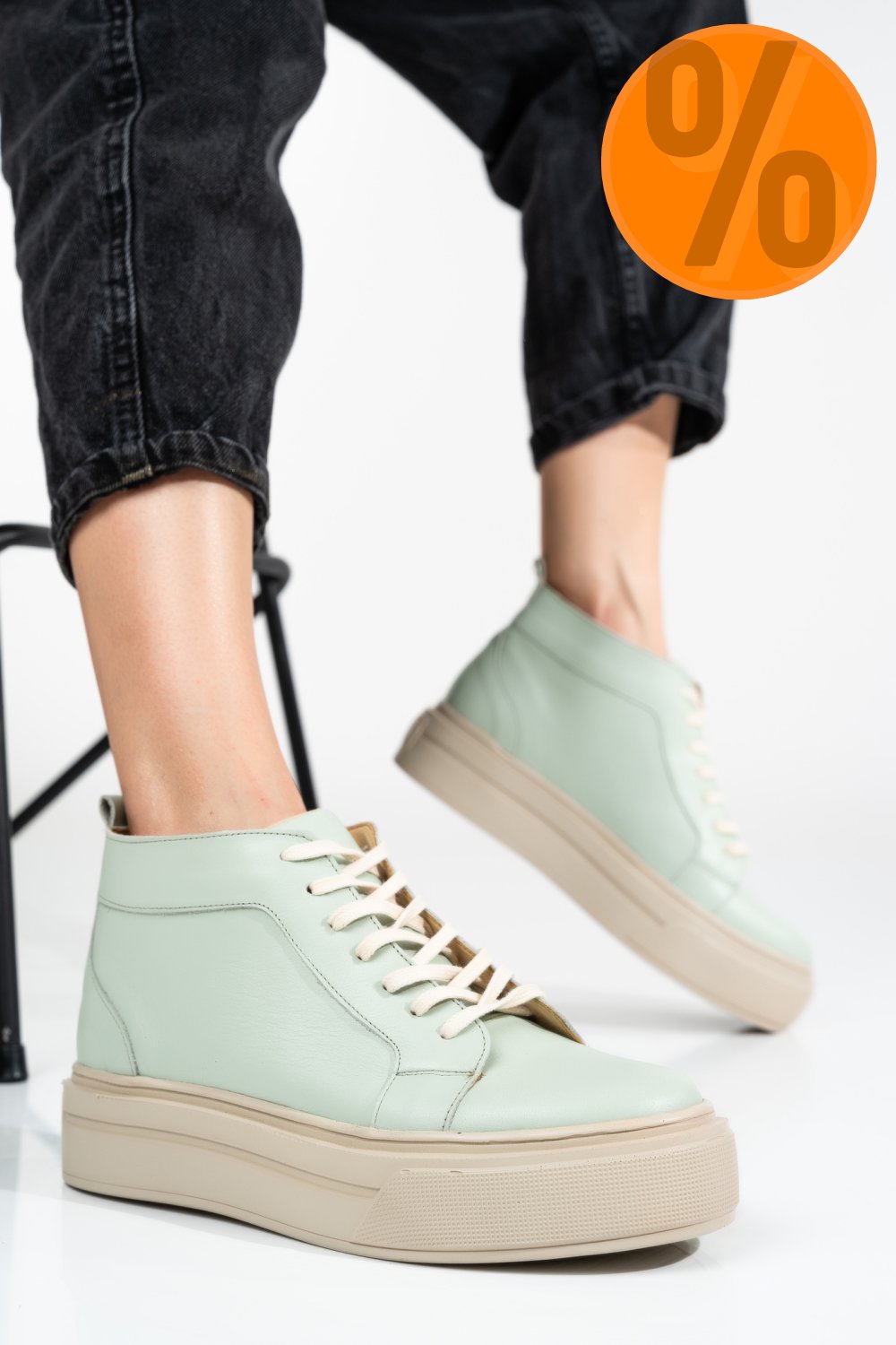 GHETE SPORT OLIVE PIELE NATURALA 3S77010