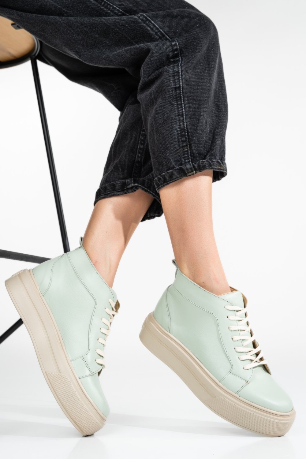 GHETE SPORT OLIVE PIELE NATURALA 3S77010