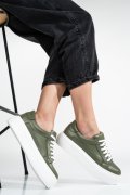 PANTOFI SPORT DAMA PIELE NATURALA OLIVE 3S77001