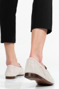 MOCASINI BEJ PIELE NATURALA INTOARSA MVES-263R01