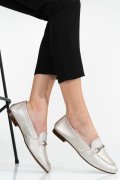 MOCASINI FEMEI PIELE NATURALA AURII WS-263R07