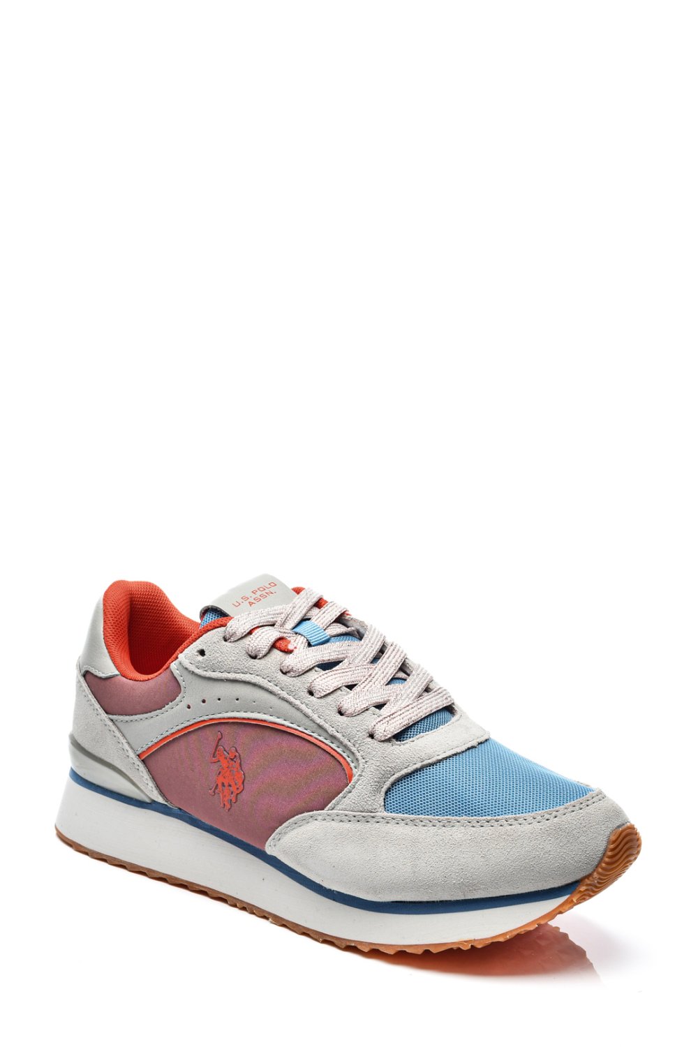 U.S. POLO ASSN, PANTOFI SPORT LIGHT BLUE PINK FEY005