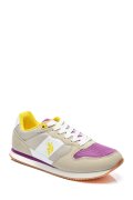 U.S. POLO ASSN, PANTOFI SPORT BEIGE FUCHSIA NOBIW005