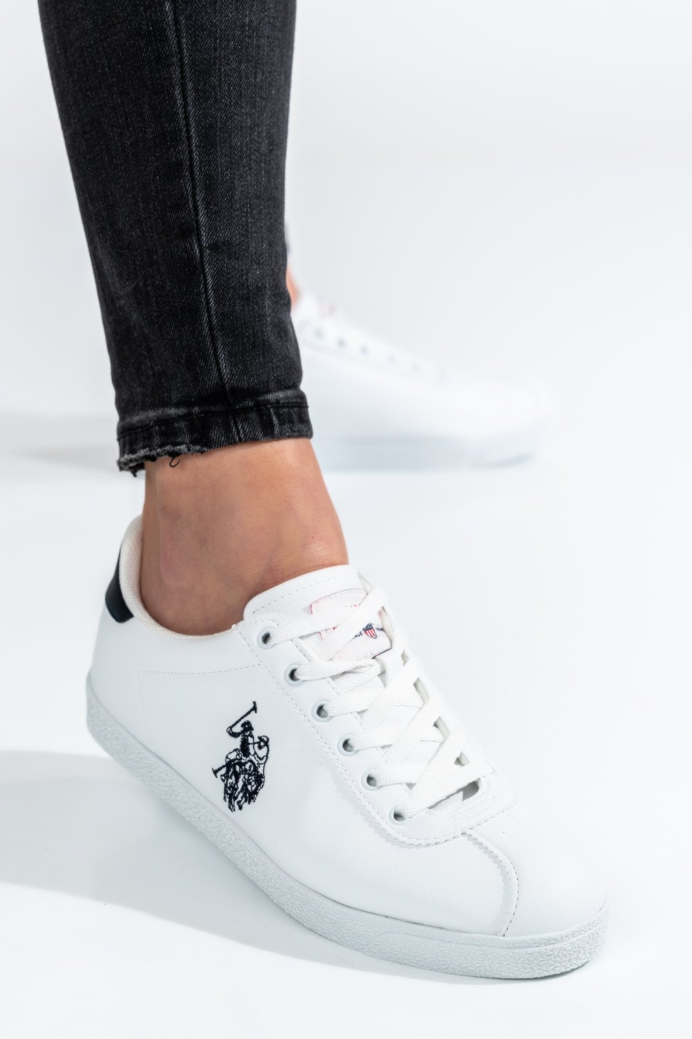 U.S. POLO ASSN, PANTOFI SPORT WHITE TABOR