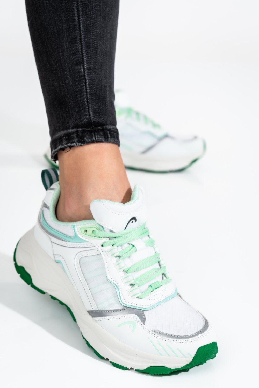 HEAD, PANTOFI SPORT WHITE GREEN HDWC07200