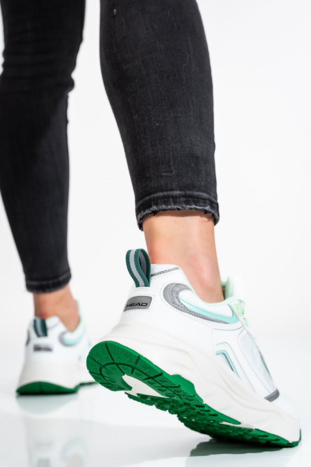 HEAD, PANTOFI SPORT WHITE GREEN HDWC07200