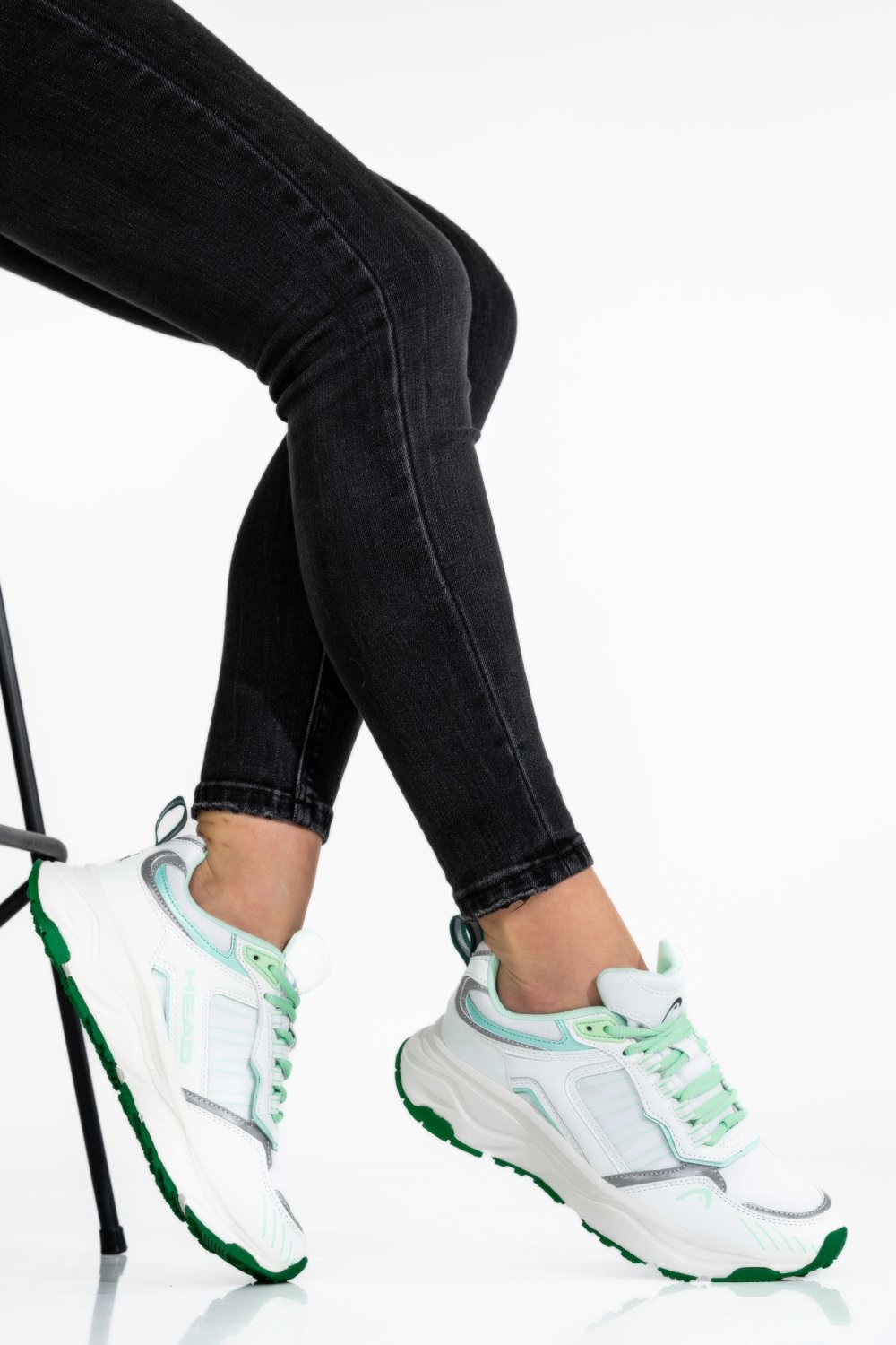 HEAD, PANTOFI SPORT WHITE GREEN HDWC07200