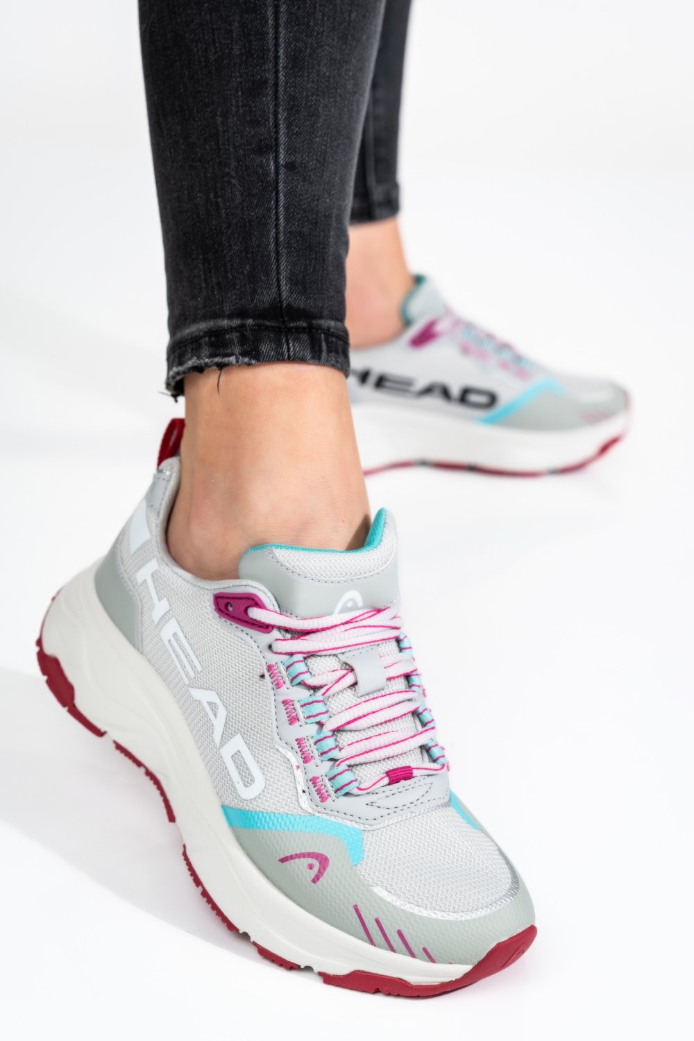 HEAD, PANTOFI SPORT GREY FUCHSIA HDWC07003