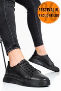 PANTOFI SPORT NEGRI PIELE NATURALA 7S77206