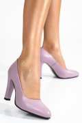 PANTOFI MOV PIELE NATURALA 1S77972