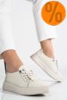 Pantofi sport crem piele naturala 2s7731683np