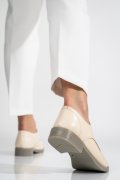 PANTOFI CREM PIELE NATURALA 2S7702687