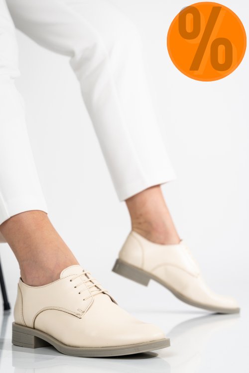 Pantofi crem piele naturala 2s7702687