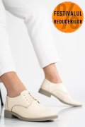 PANTOFI CREM PIELE NATURALA 2S7702687