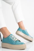 PANTOFI SPORT DAMA PIELE NATURALA TURCOAZ  3S77001