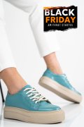 PANTOFI SPORT DAMA PIELE NATURALA TURCOAZ  3S77001