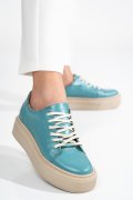 PANTOFI SPORT DAMA PIELE NATURALA TURCOAZ  3S77001