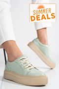 PANTOFI SPORT TURCOAZ DESCHIS PIELE NATURALA 3S77000