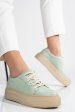 Pantofi sport turcoaz deschis piele naturala 3s77000