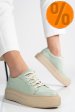 Pantofi sport turcoaz deschis piele naturala 3s77000