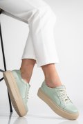 PANTOFI SPORT TURCOAZ DESCHIS PIELE NATURALA 3S77000