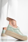 PANTOFI SPORT TURCOAZ DESCHIS PIELE NATURALA 3S77000