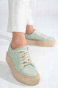 PANTOFI SPORT TURCOAZ DESCHIS PIELE NATURALA 3S77000