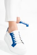 PANTOFI SPORT DAMA PIELE NATURALA BLUE WHITE 3S77001