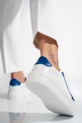 PANTOFI SPORT DAMA PIELE NATURALA BLUE WHITE 3S77001