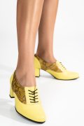 BOTINE DAMA PIELE NATURALA YELLOW SNK  1S77515PA