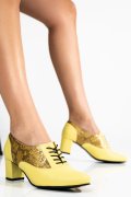 BOTINE DAMA PIELE NATURALA YELLOW SNK  1S77515PA