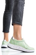 PANTOFI SPORT VERZI PIELE NATURALA 231688NP