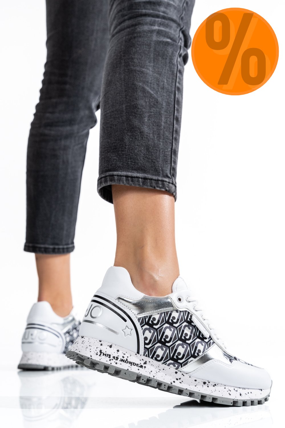 LIU JO, PANTOFI SPORT WHITE BA2031