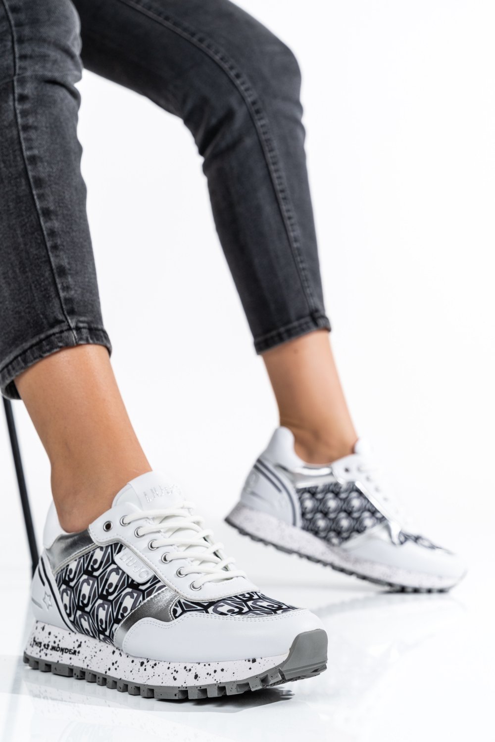 LIU JO, PANTOFI SPORT WHITE BA2031
