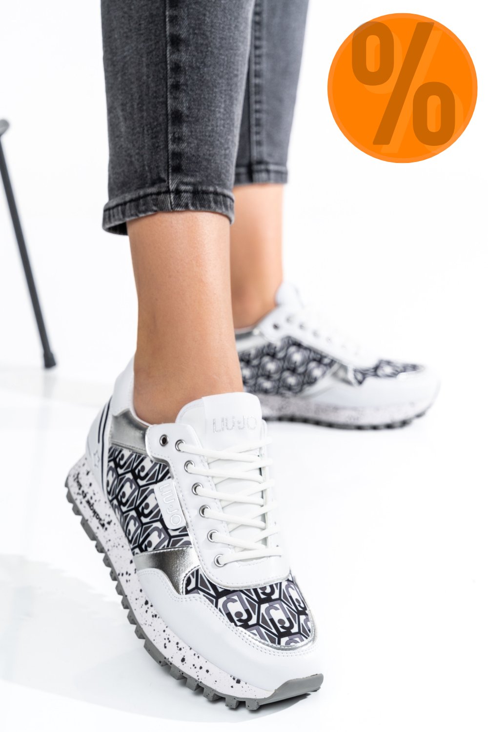 LIU JO, PANTOFI SPORT WHITE BA2031