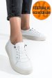 Pantofi sport albi piele naturala 2s7731683np
