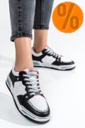 LIU JO, PANTOFI SPORT BLACK SILVER BA2185