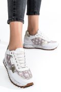 LIU JO, PANTOFI SPORT WHITE GOLD BA2031