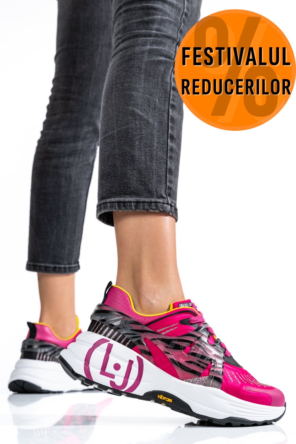 LIU JO, PANTOFI SPORT FUCHSIA BA2141