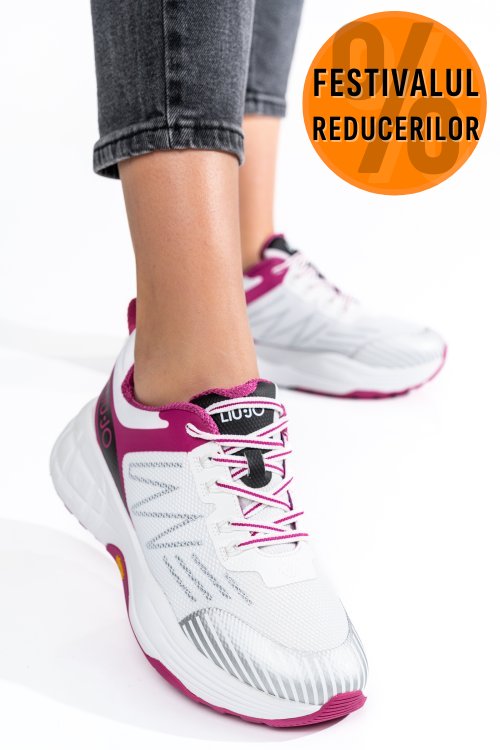 Liu jo, pantofi sport white ba2035