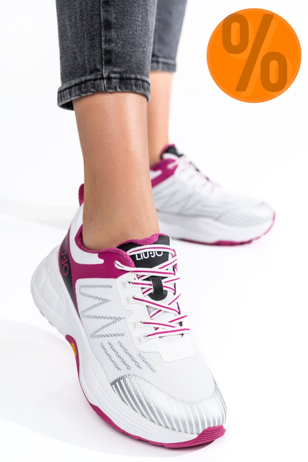LIU JO, PANTOFI SPORT WHITE BA2035