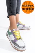 LIU JO, PANTOFI SPORT PURPLE SILVER BA2185