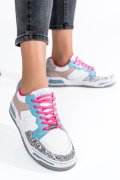 LIU JO, PANTOFI SPORT BLUE SILVER BA2185