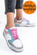 LIU JO, PANTOFI SPORT BLUE SILVER BA2185