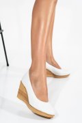 PANTOFI ALBI PIELE NATURALA 1PC70