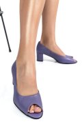 PANTOFI MOV PIELE NATURALA 1S77515