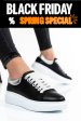 Pantofi sport negru argintiu piele naturala 2s7701684