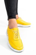 PANTOFI SPORT GALBENI PIELE NATURALA 231688NP
