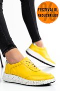 PANTOFI SPORT GALBENI PIELE NATURALA 231688NP