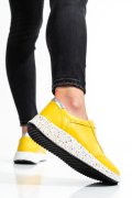 PANTOFI SPORT GALBENI PIELE NATURALA 231688NP